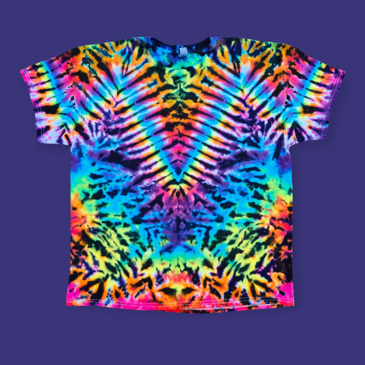 Tie Dye T-shirt in The Psychedelic Prism. ADULT Sizes.