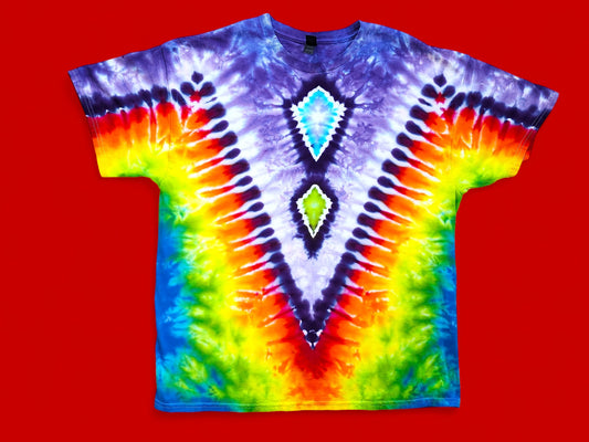 The Double Diamond Tie Dye T-Shirt *ADULT XL*