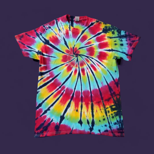 Classic Rainbow Spiral Tie Dye Shirt