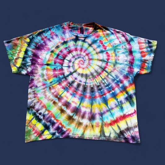 Wild Colors Handmade  Ice Tie Dye Spiral Shirt