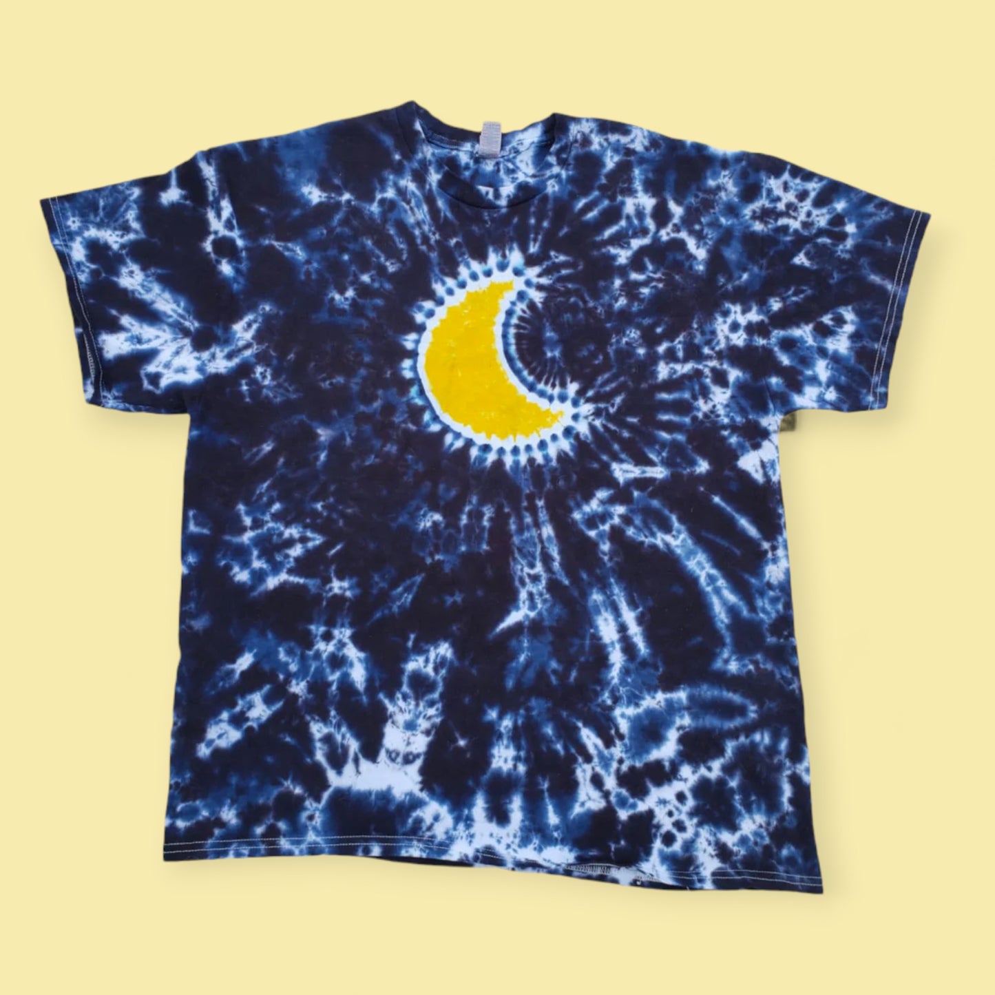 Mystical Midnight Moon Handmade Tie Dye Shirt Halloween Clothing