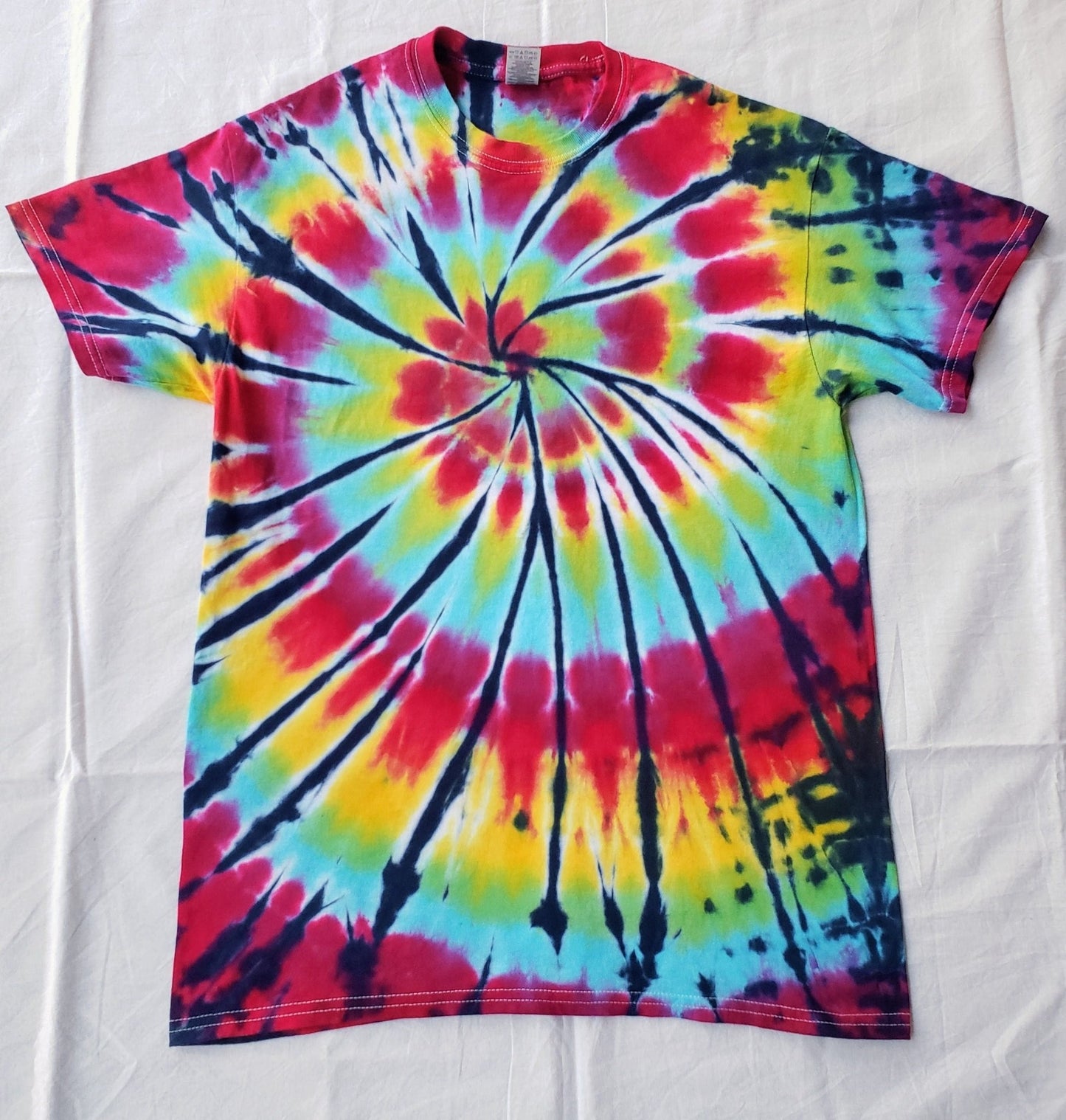 Classic Rainbow Spiral Tie Dye Shirt