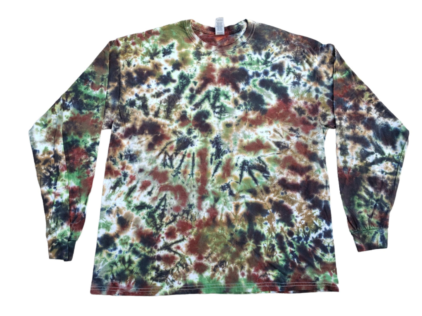 Tie Dye Camouflage LONG SLEEVE Adult Shirt