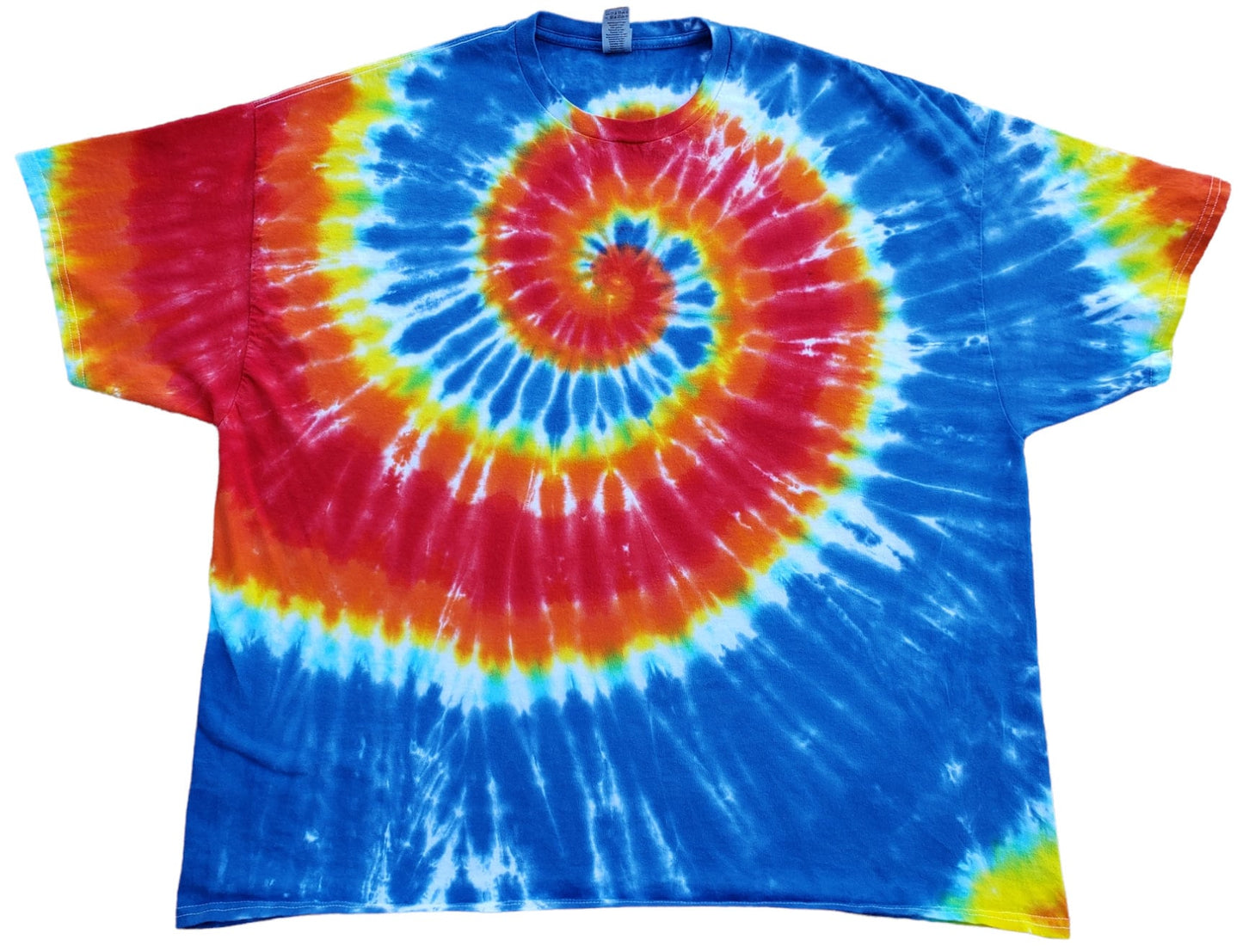 Colorful Classic Spiral Tie Dye Tee