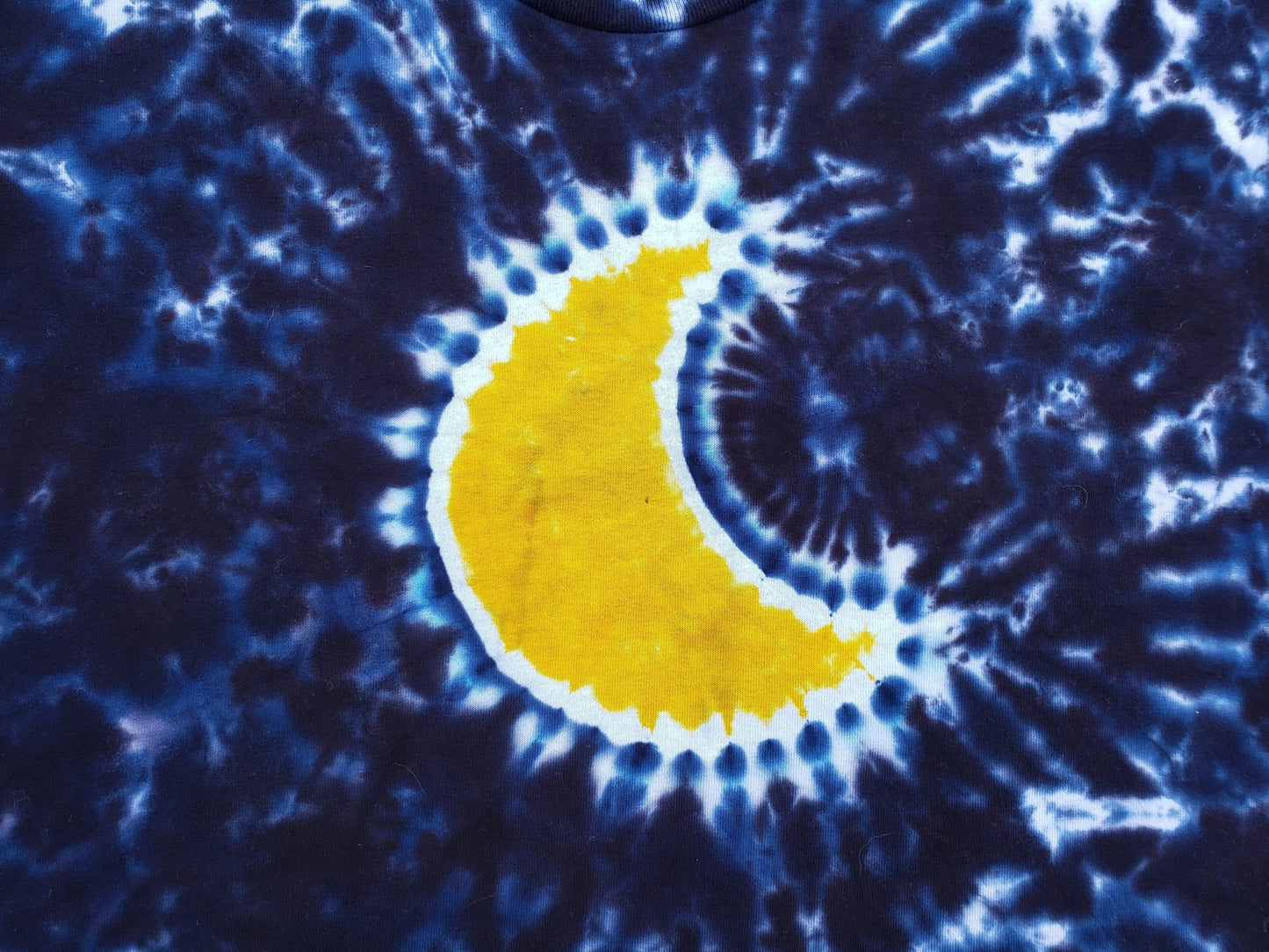 Mystical Midnight Moon Handmade Tie Dye Shirt Halloween Clothing