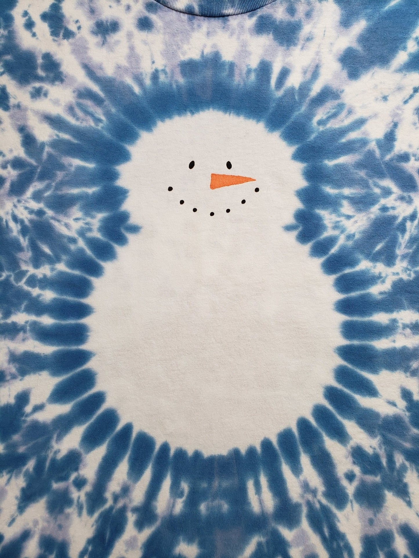 The Groovy Snowman Handmade Tie Dye Shirt ADULT Sizes, Handmade Gift Idea