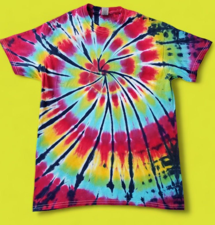 Classic Rainbow Spiral Tie Dye Shirt