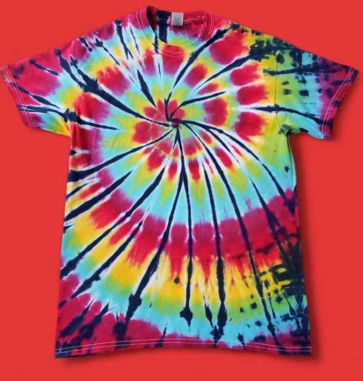 Classic Rainbow Spiral Tie Dye Shirt