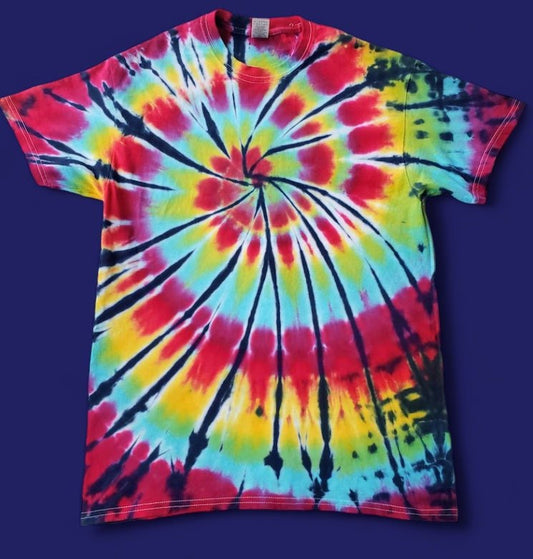 Classic Rainbow Spiral Tie Dye Shirt