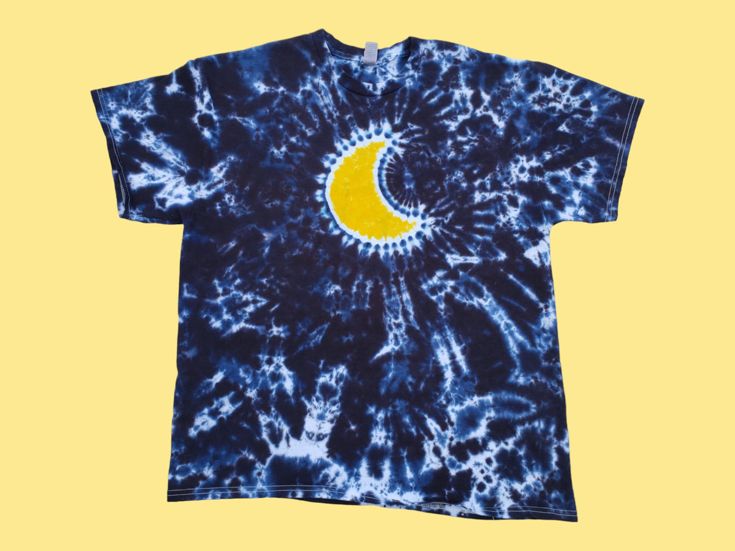 Mystical Midnight Moon Handmade Tie Dye Shirt Halloween Clothing