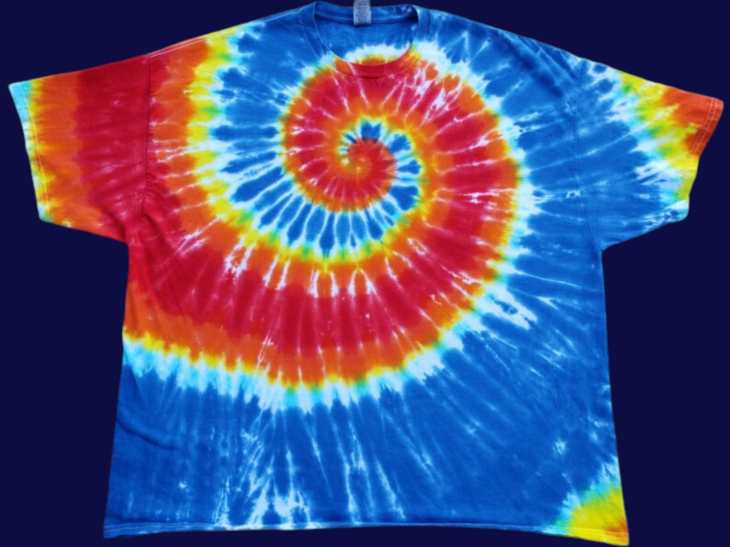 Colorful Classic Spiral Tie Dye Tee