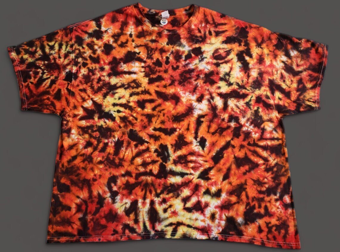 The Campfire Tie Dye Shirt. ADULT Sizes.