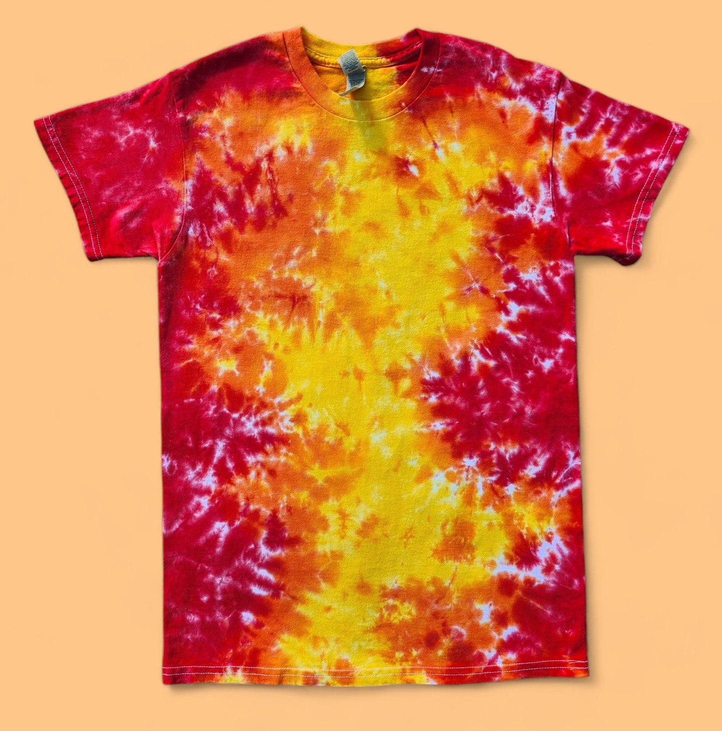 The Fire Star Scrunch Tie Dye Tee