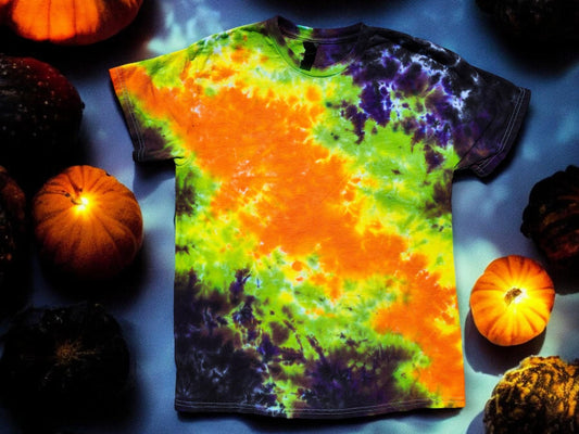 Groovy Tie Dye Halloween Shirt. Spooky Season, Gift Idea for Her, Him